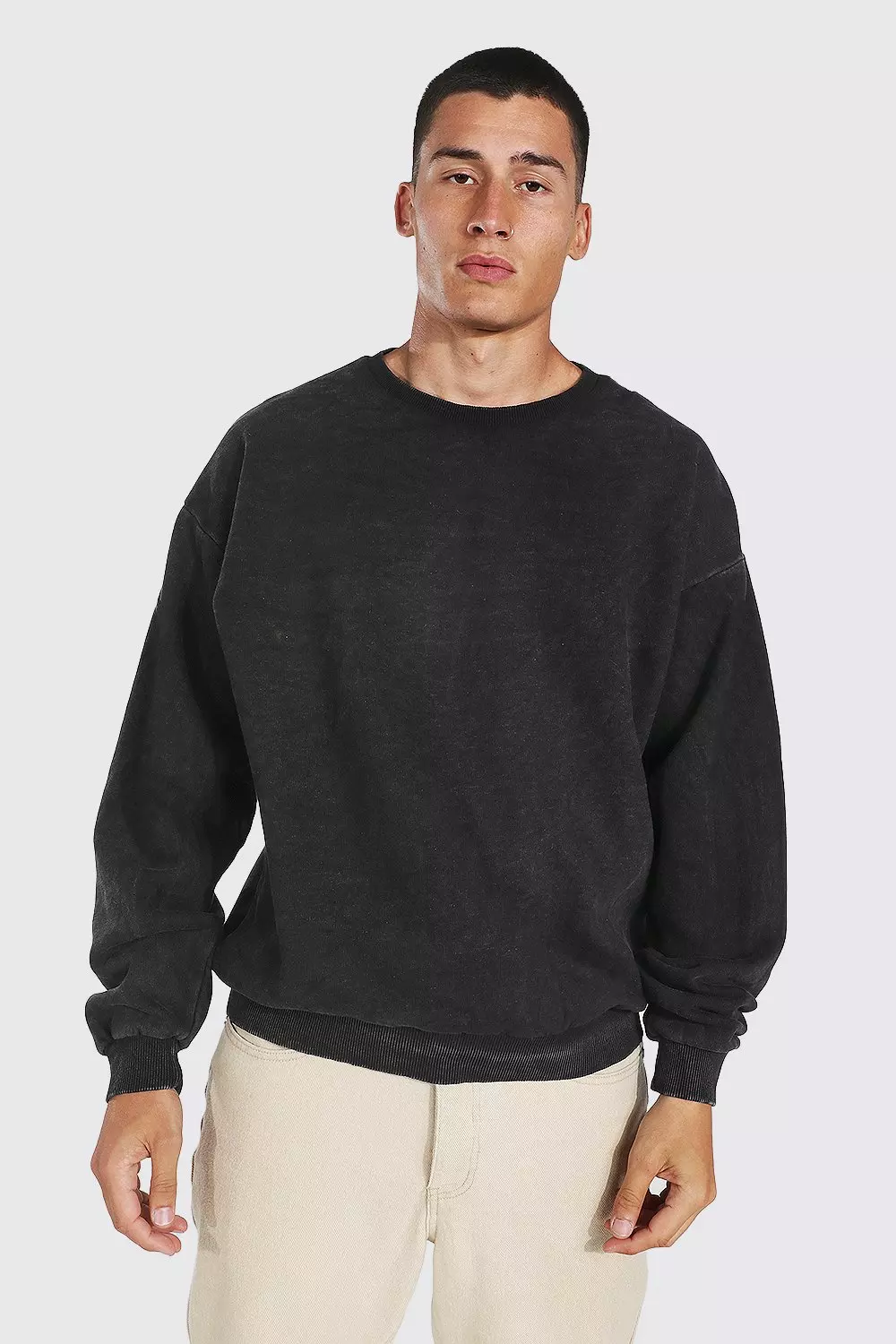 Oversized crew neck sweatshirts online